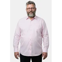 Men Plus by Happy Size Men Plus Herren große Größen Übergrößen Menswear L-8XL Businesshemd, Langarm, Easycare, Kentkragen, Comfort Fit Rose XXL 830753519-XXL - XXL