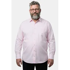 Men Plus by Happy Size Men Plus Herren große Größen Übergrößen Menswear L-8XL Businesshemd, Langarm, Easycare, Kentkragen, Comfort Fit Rose XXL 830753519-XXL - XXL