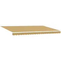 VidaXL Einziehbare Markise Multicolor Streifen 500x350 cm
