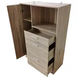 Hti-Living HTI-Line Küchenschrank Kombi L Küchenbuffet  beige