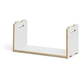 Tojo Hochstapler Aktenregal 76 x 32 x 37,5 cm weiß