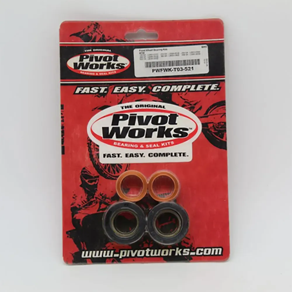 Pivot Works Ktm 125-200-250-300-380-400-520 Sx 00-02 Radlagersatz - Silver - One Size
