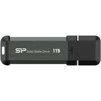 Silicon Power 1TB MS70 USB 3.2 Gen 2 Tragbare externe SSD mit Typ-C-Adapter