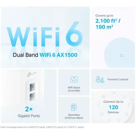 TP-Link Deco X10 AX1500 Mesh-Router 2 St.