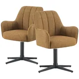 dubi möbel Esszimmerstuhl, Currygelb, Textil, 58x87x62 cm, Esszimmer, Stühle, Esszimmerstühle, Vierfußstühle