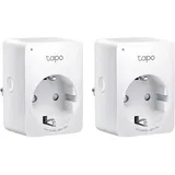 TP-Link Tapo P110 mit Energieverbrauchskontrolle, Smart Home Alexa Steckdose, funktioniert mit Alexa, Google Home, Sprachsteuerung, Fernzugriff, Mini, 2 pack