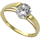 Fascination by Ellen K. Ring Gold 333 mit Zirkonia weiß 8mm