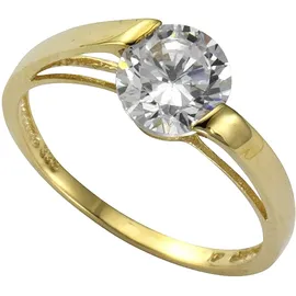 Fascination by Ellen K. Ring Gold 333 mit Zirkonia weiß 8mm