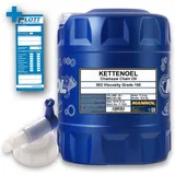 20L Mannol Kettenöl Kettensägenöl Sägekettenöl Schmiermittel Motorsäge + Hahn