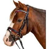 Trensenzaum Star Pinky Trense Schwarz / Sh