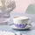 Villeroy & Boch Cappuccinotasse mit Untertasse 0,3 l Blau