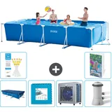 Rechteckiger Frame Pool - 450x220x84 Cm - 7-teilig  S79