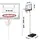 Vendomnia Basketballkorb Weiß 230 - 305 cm
