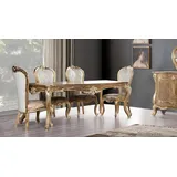 aea Esszimmertisch 110 x 78 x 110 cm gold