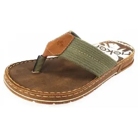 Rieker Zehentrenner Olive/Mandel/Moor 44