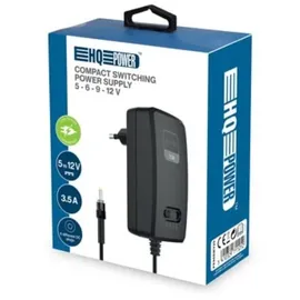 VELLEMAN HQ-Power Universelles Schaltnetzteil für IT-Geräte, Netzadapter, Stromversorgung einstellbar, 5 TO 12 VDC 42 W 3.5 A max.