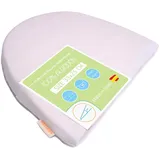 PEKITAS Anti-Reflux-Kissen Inclined-Keil-Kissen 33x25 cm Schwangerschaft Bauch Unterstützung Weiße Farbe