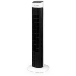 Orbegozo Twm0930 Turmventilator 3 Geschwindigkeiten Digitalanzeige 45w 78,5cm Oszillierend Fernbedienung Timer