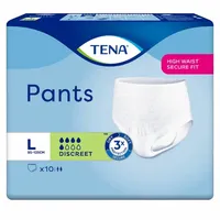 4x TENA Pants Discreet Inkontinenzpants Gr. L | Packung (10 Stück)