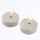 MARELIDA LED Maxi Teelichter flackernd 3D Flamme Timer D: 6cm weiß 2er Set