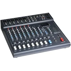 CLUB XS10+ 8 CH 10 IN MIXER+FX FUSSSCHALTER