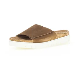 Gabor TIEFFUSSBETTPANTOLETTE für Damen, grün, Größe 36 EU