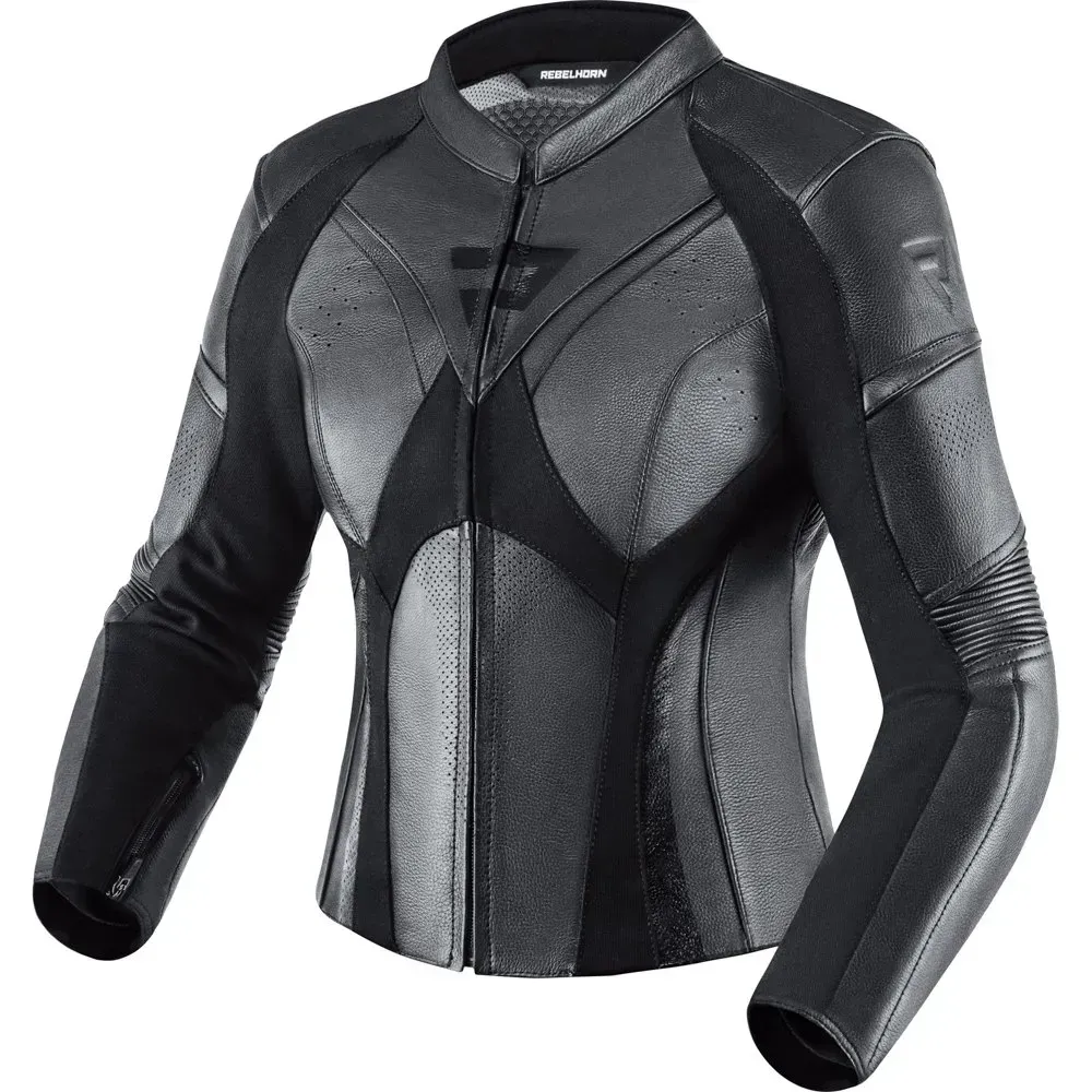 Rebelhorn Rebel Lederjacke - Black - 32