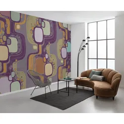 Fototapete KOMAR "Komar Vlies Fototapete - Masterpiece - Größe 350 x 250 cm", lila (modern), H:1,4m L:2,5m, Vlies, Tapeten