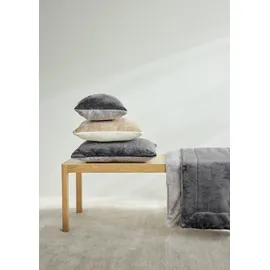 s.Oliver Kissenbezug Double Soft 30 x 50 cm Grau