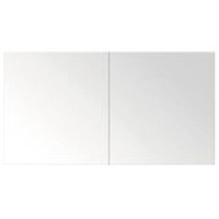 Spiegelschrank Sanox Porto 120 x 13 x 65 cm eisgrün 2-türig
