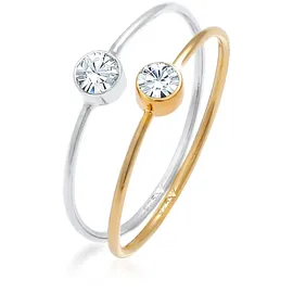 Elli Ring 925 Sterling Silber Ring Set in Silber | Gr.: 64