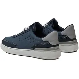 CLARKS Herren Courtlite Run Sneaker, Navy Nubuck, 40 EU