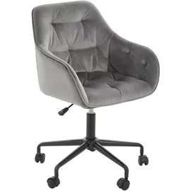 VCM Brooke Drehstuhl Polyester Dunkelgrau