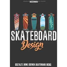 majosta Skateboard Design Skizzenbuch - Gestalte Deine eigenen Skateboarddecks: Skateboarding I Skateboard Deck I Skateboard Kinder Malbuch I Boarder ... Classic I Geschenkidee für Skateboarder Kids
