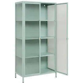 Finori Vitrine Milton 80 x 160 x 40 cm Mintgrün