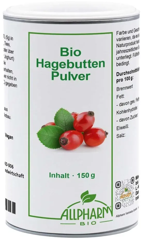 Hagebutten Biopulver