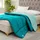 Wometo Steppbett Wende-Design ca. 135x200 cm – türkis & hellblau – buntes Ganzjahres Steppbett (Sommer und Winter) I farbig und ohne extra Bezug verwendbar I Oeko-Tex®, Schlaftextilien, Bettdecken, 4 Jahreszeiten Bettdecken