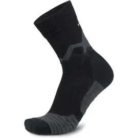 MEINDL MT3.5 Trekking Merino Light Socken 2 Paar Schwarz/Grau 42-44