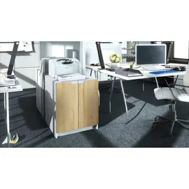 Vladon Logan Aktenschrank 51 x 60,5 x 54 cm braun