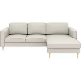Home Affaire Eckcouch Cord 2-Sitzer Grau