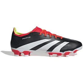 adidas Predator 24 League Low MG Core Black / Cloud White / Solar Red 40 2/3