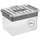 sunware perfectly organised Aufbewahrungsbox the q-line 40 x 30 x 26 cm 1-tlg. grau