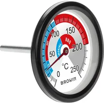 2Measure BBQ Thermometer groß 7,6 cm Stahl