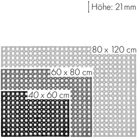 Astra Outdoor-Fussmatte, schwarz Textil, 80x120 cm Teppiche | Böden, Teppiche