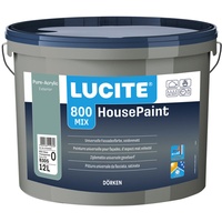 Lucite 800 Housepaint Fassadenfarbe 12L Weiss 1000T, Reinacrylat Dispersionsfarb