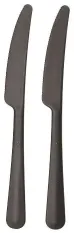 Mehrweg Messer in Spender, Bio-PP, extra stabil 96527 , 1 Karton = 6 Packungen à 200 Stück, Farbe: schwarz