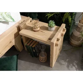 Massivmoebel24 Nachtschrank Eiche 56 x 34 x 45 cm Natur, geölt