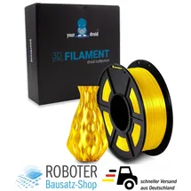 Your Droid yourDroid BioSilk PLA PLUS Filament Gelb 1.75mm 1kg