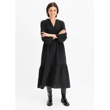 bonprix Maxikleid Schwarz 38