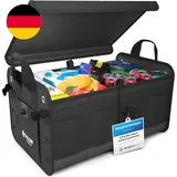 ATHLON TOOLS Premium Kofferraumtasche Mit Deckel - 60 Liter XXL Kofferraum-Organ